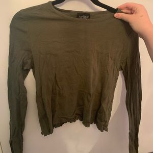 Topshop cropped long sleeve